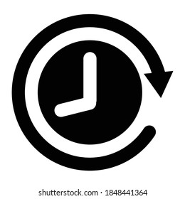 History pixel-perfect icon for design work such as website, application, infographic, book, magazine, presentation, poster, screen printing.