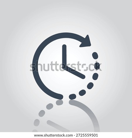 History Refresh Time Clock Icon