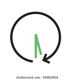 History, return, past icon vector image. Can also be used for material design. Suitable for use on web apps, mobile apps and print media.