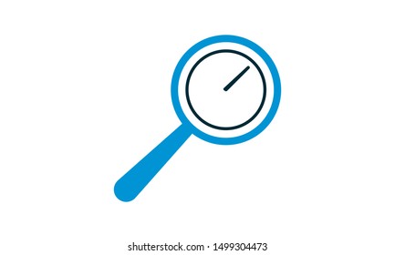  History search icon flat style graphical symbol.