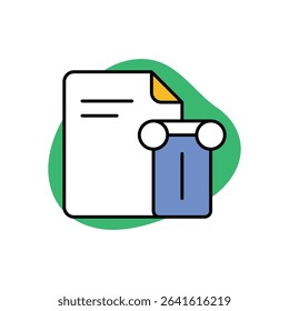 History Section Icon vector stock illustration