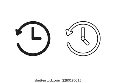 Historisches Zeitsymbol. Illustrationsvektor