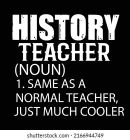 History typography and r shirt design