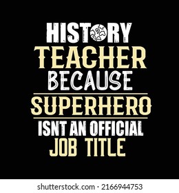 History typography and r shirt design
