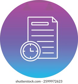History vector icon. Can be used for printing, mobile and web applications.