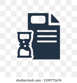 History vector icon isolated on transparent background, History transparency concept can be used web and mobile