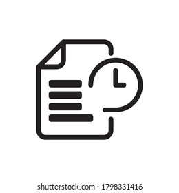 history vector icon logo design