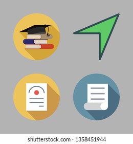 history vector icon set