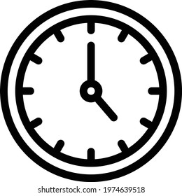 history vector thin line icon