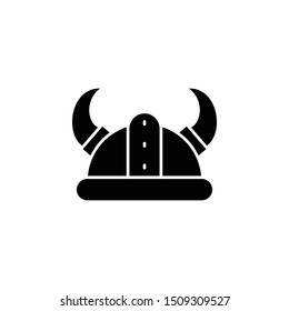 History, viking, hat icon. Simple glyph, flat vector of history icons for ui and ux, website or mobile application