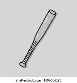 Hit the ball with a baseball stick to produce a far throw