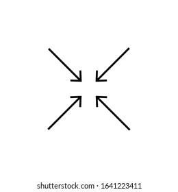 Hit central objective - Minimal icon