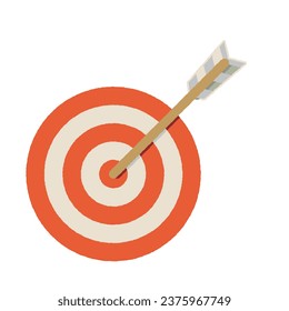 Hit, hit, darts, simple illustration material