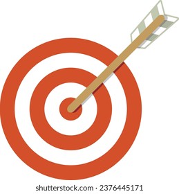 Hit, hit, darts, simple illustration material