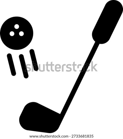 hit glyph icon illustration vector