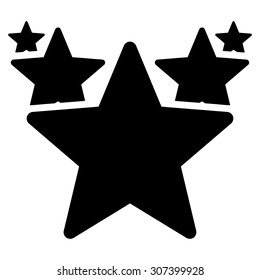 Hit parade icon. Vector style is flat symbols, black color, rounded angles, white background.