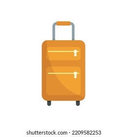 Hitchhiking travel bag icon. Flat illustration of Hitchhiking travel bag vector icon isolated on white background