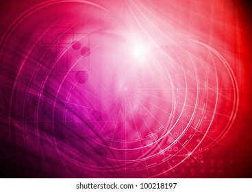 Hi-tech abstract background. Eps 10 vector