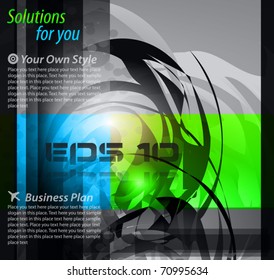 Hitech Abstract Business Background with Abstract Glowing motive