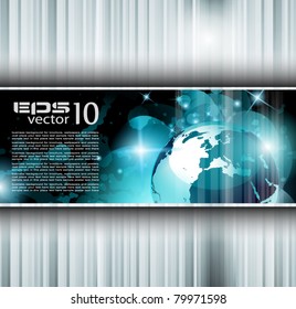 Hitech Abstract Business Background with Abstract Glowing motive to use for corporate presentation flyers or posters.