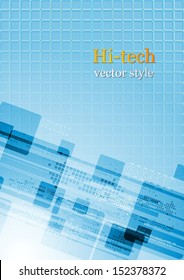 Hi-tech abstract elegant background. Vector design eps 10