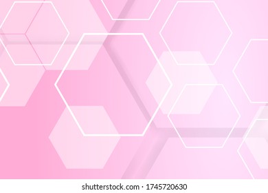 Hi-tech background design. The concept of chemical engineering, genetic research, innovative technologies. Hexagonal background for digital technology, medicine, science, research and healthcare.