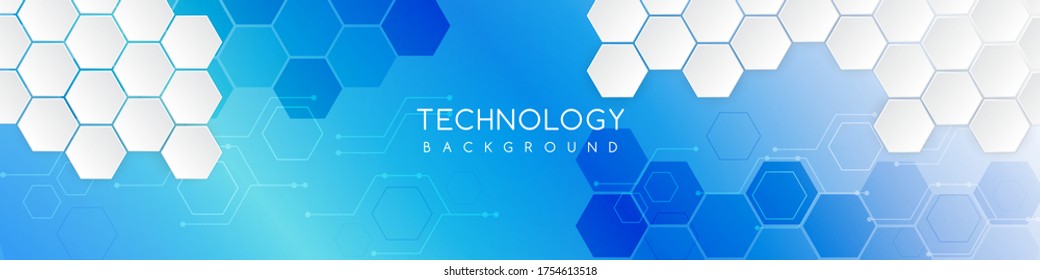 Hightech-Hintergrund-Design. Das Konzept der chemischen Technik, der genetischen Forschung, der innovativen Technologien. Sechseckhintergrund für digitale Technologie, Medizin, Wissenschaft, Forschung und Gesundheitsversorgung.