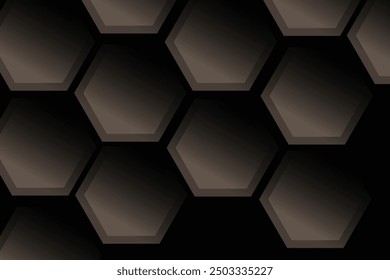 Hi-tech background design. The concept of chemical engineering, genetic research, innovative technologies. Hexagonal background.
