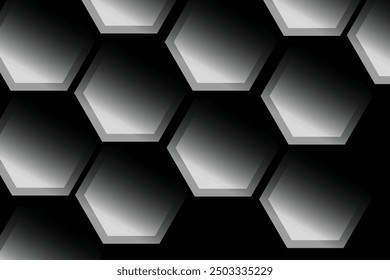 Hi-tech background design. The concept of chemical engineering, genetic research, innovative technologies. Hexagonal background.