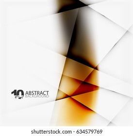 Hi-tech or business futuristic blurred template, blurred colors with shadow