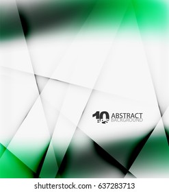 Hi-tech or business futuristic blurred template, blurred colors with shadow