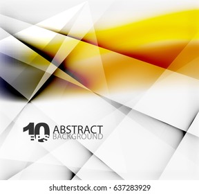 Hi-tech or business futuristic blurred template, blurred colors with shadow