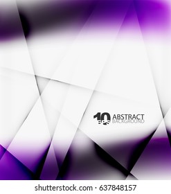 Hi-tech or business futuristic blurred template, blurred colors with shadow