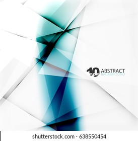 Hi-tech or business futuristic blurred template, blurred colors with shadow