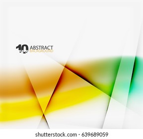 Hi-tech or business futuristic blurred template, blurred colors with shadow
