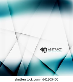 Hi-tech or business futuristic blurred template, blurred colors with shadow