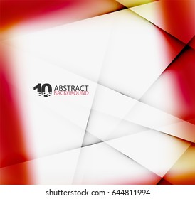 Hi-tech or business futuristic blurred template, blurred colors with shadow