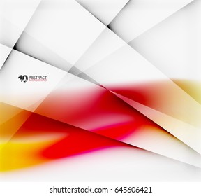 Hi-tech or business futuristic blurred template, blurred colors with shadow