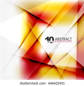 Hi-tech or business futuristic blurred template, blurred colors with shadow