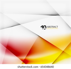Hi-tech or business futuristic blurred template, blurred colors with shadow