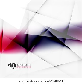 Hi-tech or business futuristic blurred template, blurred colors with shadow