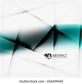 Hi-tech or business futuristic blurred template, blurred colors with shadow