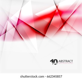Hi-tech or business futuristic blurred template, blurred colors with shadow
