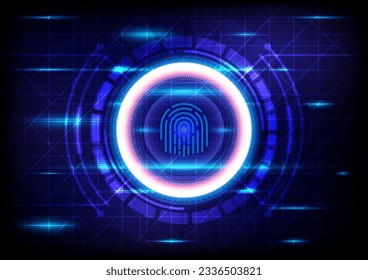 Hightech-Kommunikationskonzept, Vektorgrafik abstrakter Technologie-Hintergrund