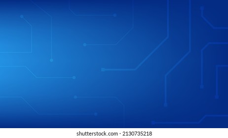 Hi-tech digital circuit board. AI pad and electrical lines connected on blue lighting background. futuristic design element concept. vector illustration