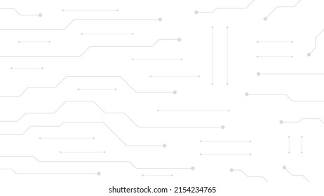 Hi-tech digital circuit board. AI pad and electrical lines connected on white background. futuristic technology design element concept