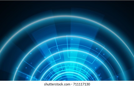 Hi-tech digital concept.abstract technology background. 