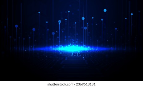 hi-tech digital data abstract design