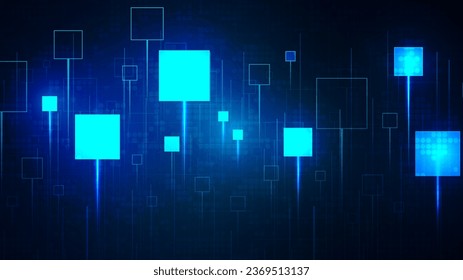 hi-tech digital data abstract design
