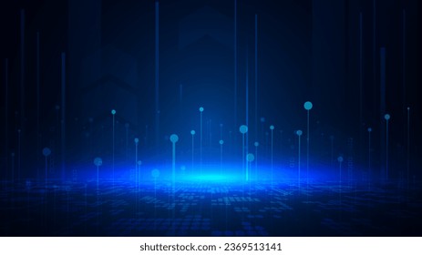 hi-tech digital data abstract design